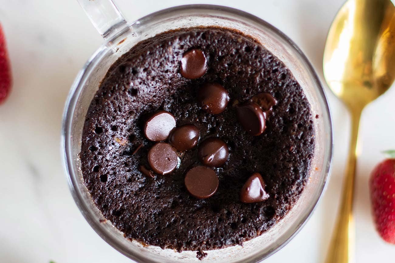 Easy Foolproof Keto Chocolate Mug Cake Recipe