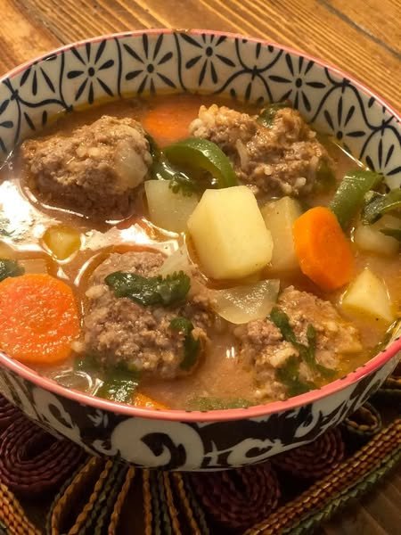 Mexican Meatball Soup