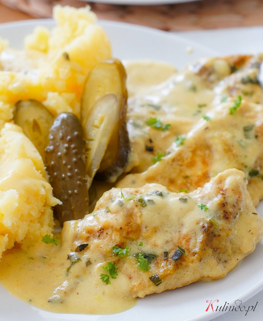 Kurczak w sosie musztardowym
